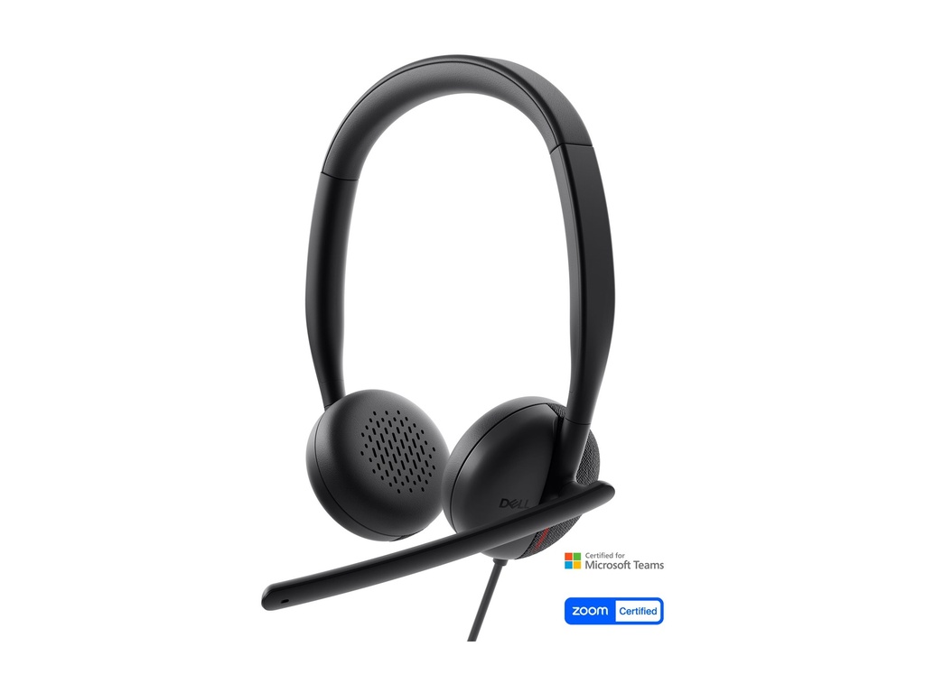 Dell Wired Headset WH3024 - Headset - 20 KHz