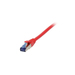Synergy 21 Patchkabel RJ45, CAT6A 500Mhz, 1,5m, rot, S-STP(S/FTP), TPE/LSZH(Superflex), AWG26, - Kabel - Netzwerk