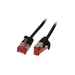 Synergy 21 Patchkabel RJ45 CAT6 250Mhz 1.0m schwarz U/FTP slimline rund d 3.6mm - Kabel - Netzwerk (S217273) -• Kabeltyp: U/FTP - rund