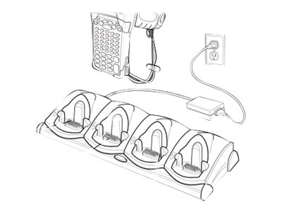 Zebra Docking Cradle (Anschlußstand) - Ethernet
