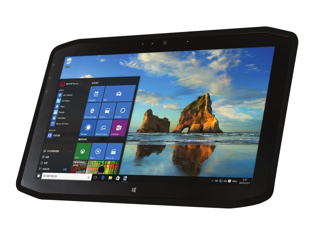 Zebra XSLATE XR12 - Robust - Tablet - Intel Celeron 3865U / 1.8 GHz - Win 10 Pro 64-Bit - HD Graphics 610 - 4 GB RAM - 128 GB SSD - 31.8 cm (12.5")