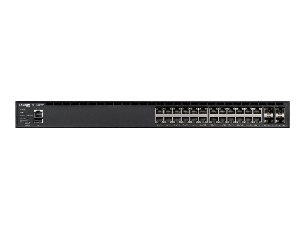 Lancom XS-4530YUP - Switch - stapelbar, Multi-Gigabit, für mittelgroße, datenintensive Infrastrukturen - L3 - managed - 12 x 100/1000/2.5G (PoE++)