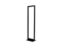 APC NetShelter 2 Post Open Frame Rack - Schrank - Schwarz - 45U - 48.3 cm (19")