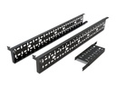 APC Rack - Kabelführungssatz - Schwarz - für