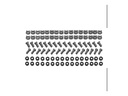 APC Easy Rack M6 Hardware Kit - Schrauben, Muttern und Unterlegscheiben (M6)