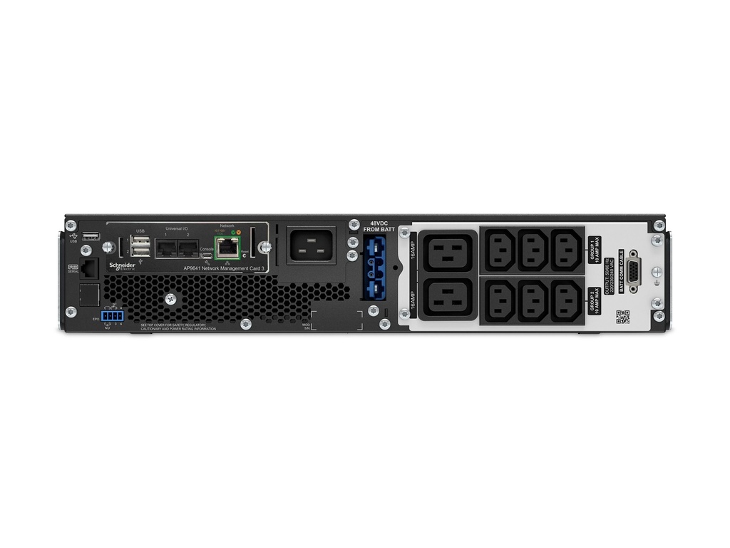 APC Smart-UPS SRT SRT2200UXI-NCLI - USV (in Rack montierbar/extern)