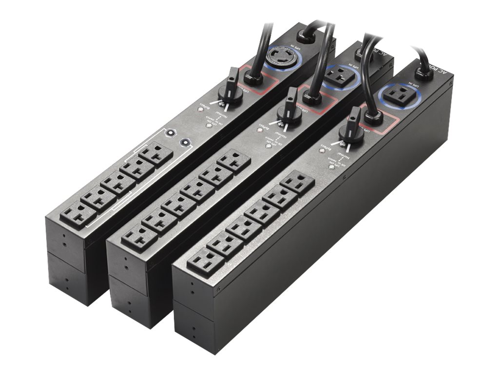 Eaton HotSwap MBP - Steckdosenleiste (Rack - einbaufähig) - Wechselstrom 220/230/240/250 V - Eingabe, Eingang Klemmleiste - Ausgangsanschlüsse: 1 (Klemmleiste)