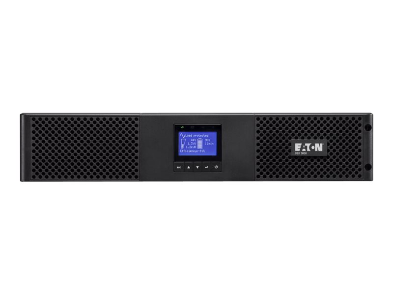Eaton 9SX 9SX1000IR - USV (Rack - einbaufähig) - Wechselstrom 200/208/220/230/240 V - 900 Watt - 1000 VA - RS-232, USB - Ausgangsanschlüsse: 6 - PFC - 2U - 48.3 cm (19")