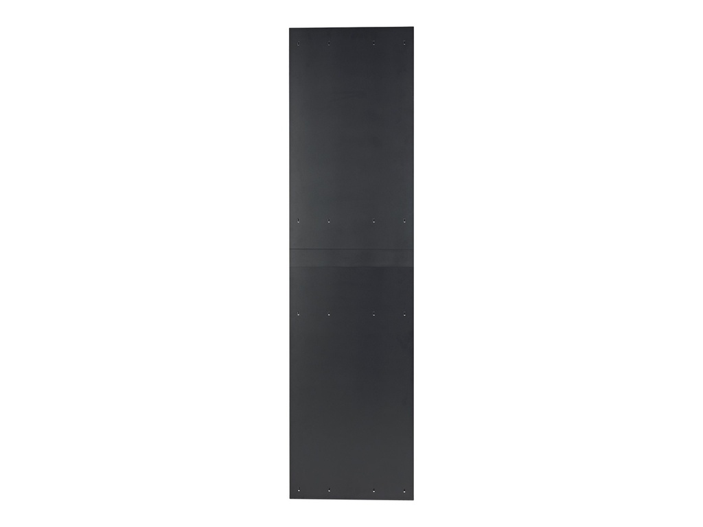 APC Rack-Kabelführungskonsolen-Abdeckung - Schwarz (Packung mit 2)