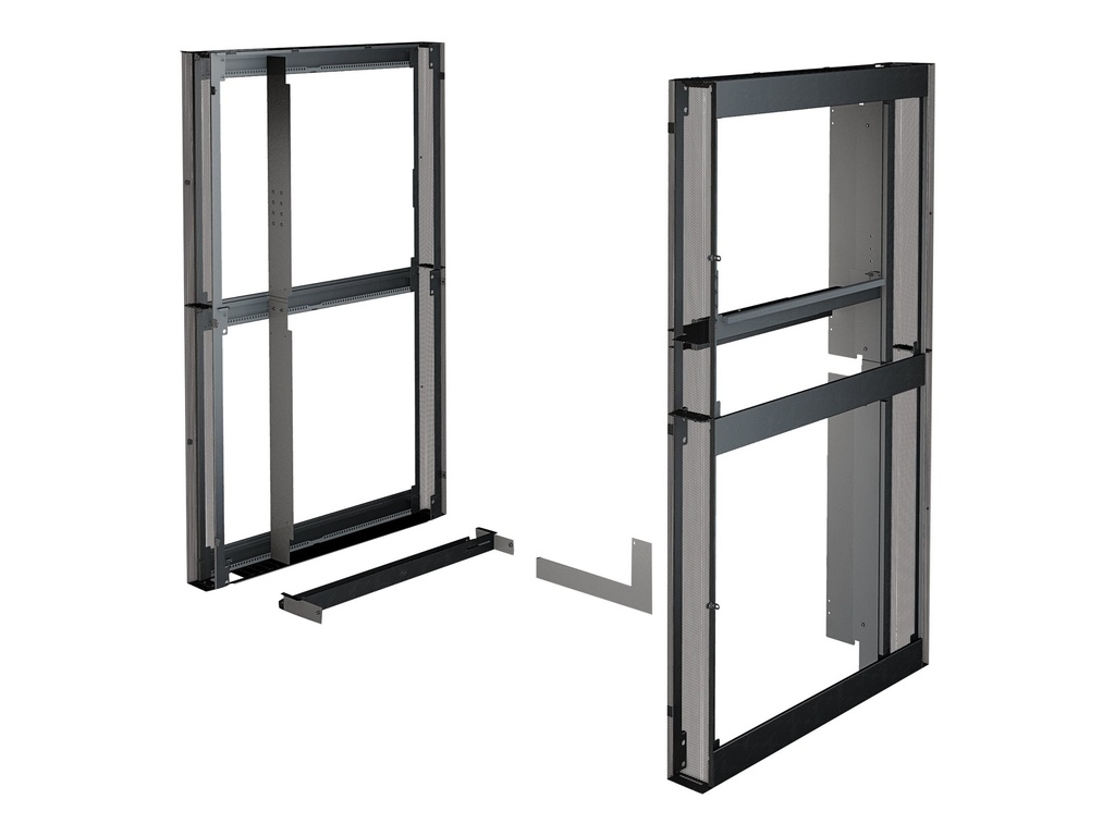 APC Rack-Luftkanal-Kit - Schwarz - 48U - für