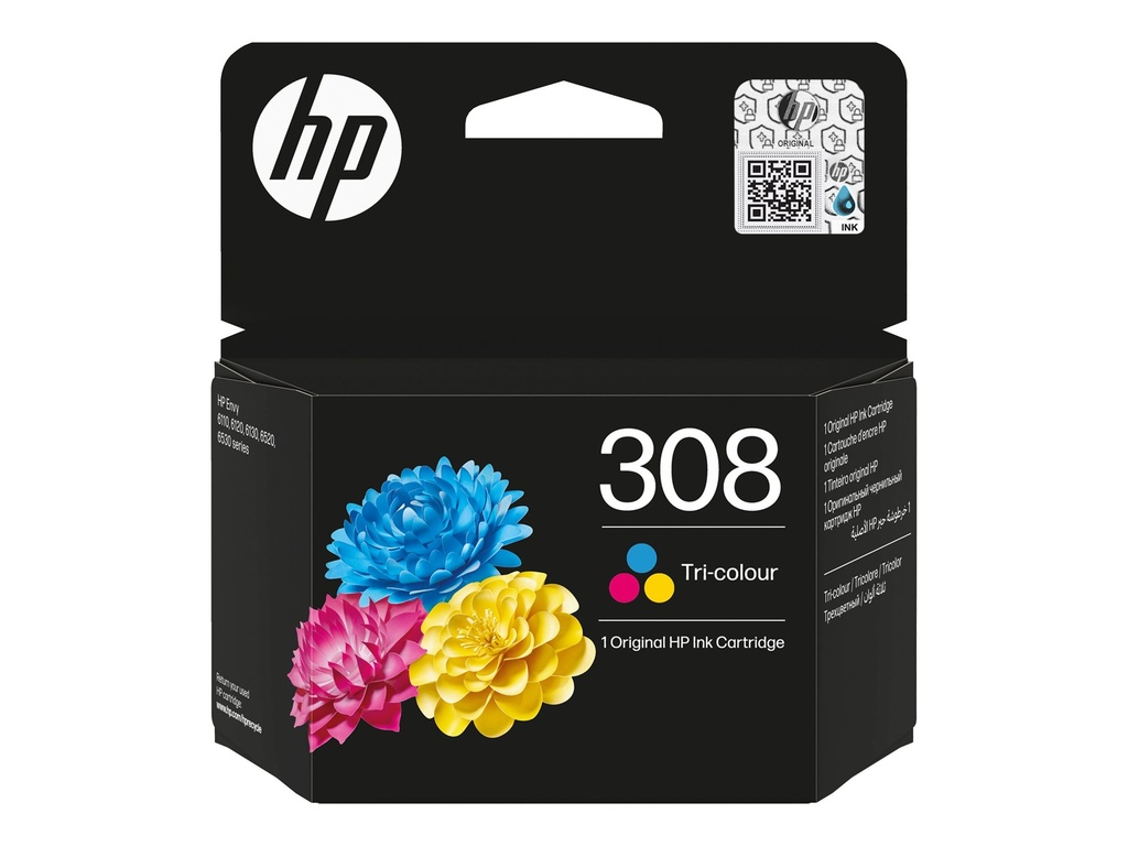 HP 308 - Gelb, Cyan, Magenta - original - Box