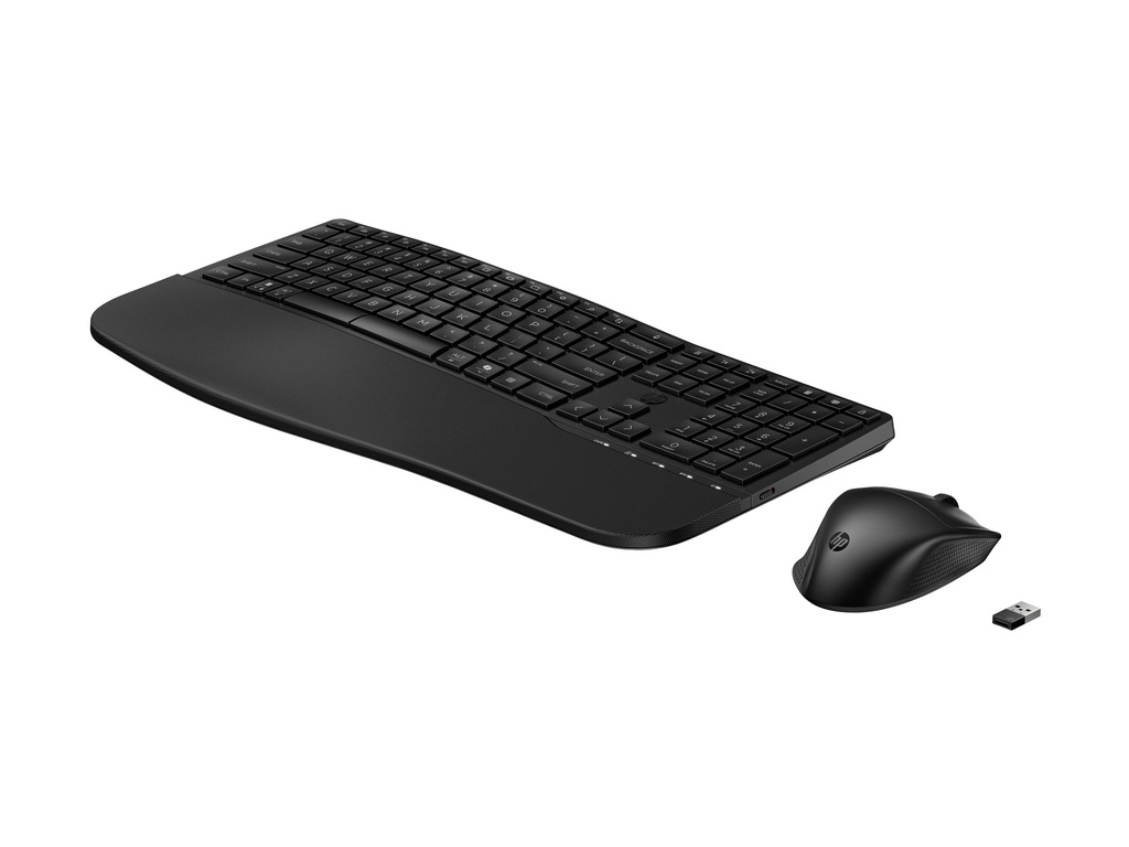 HP 680 Comfort - Tastatur-und-Maus-Set - Dual Mode, 3-Zonen-Layout, Multi-Device, 23 programmierbare Tasten, OS Auto-Detection, flacher Tastenhub