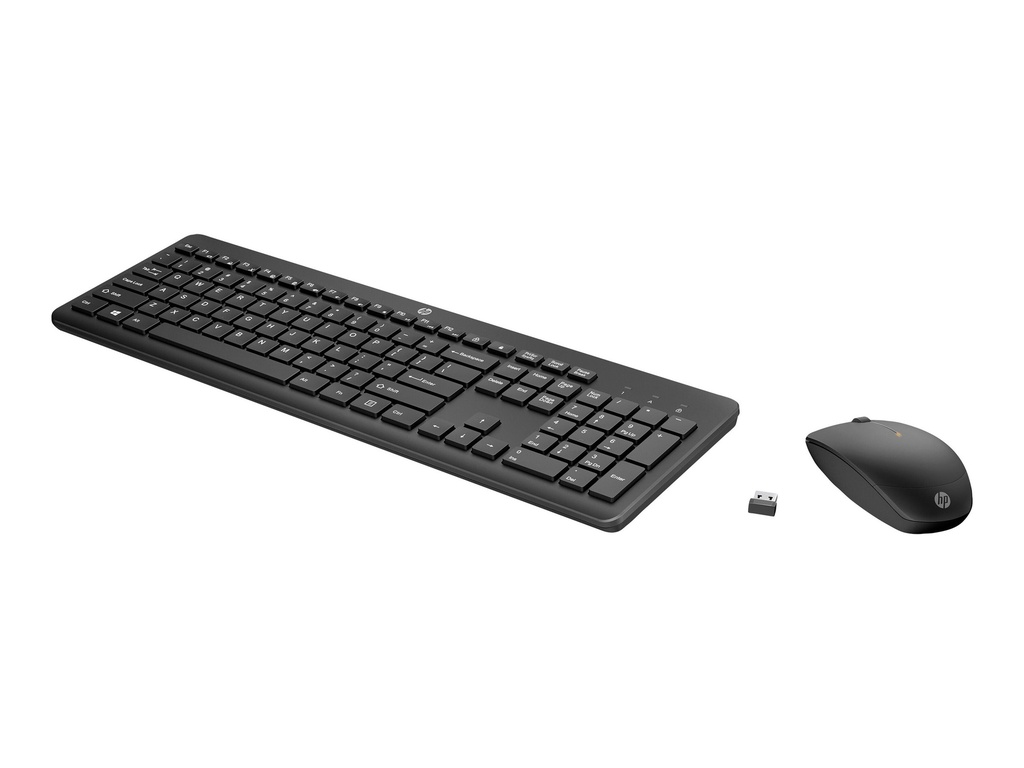 HP 235 - Tastatur-und-Maus-Set - kabellos - Norwegisch