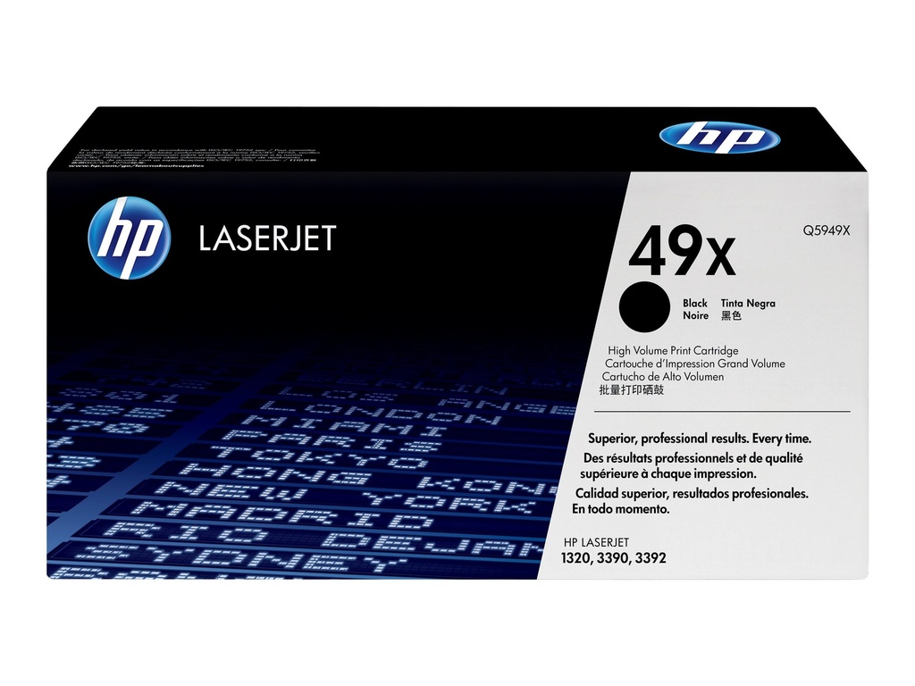 HP 49X - Hohe Ergiebigkeit - Schwarz - original - LaserJet - Tonerpatrone (Q5949X)