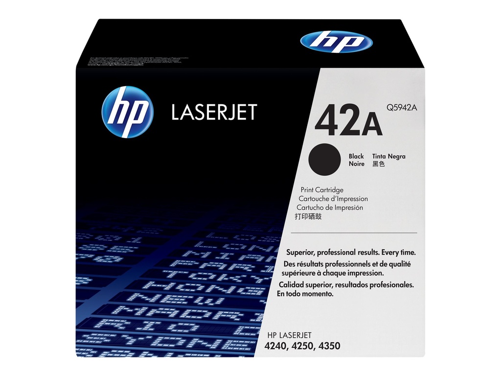 HP 42A - Schwarz - Original - LaserJet - Tonerpatrone (Q5942A)