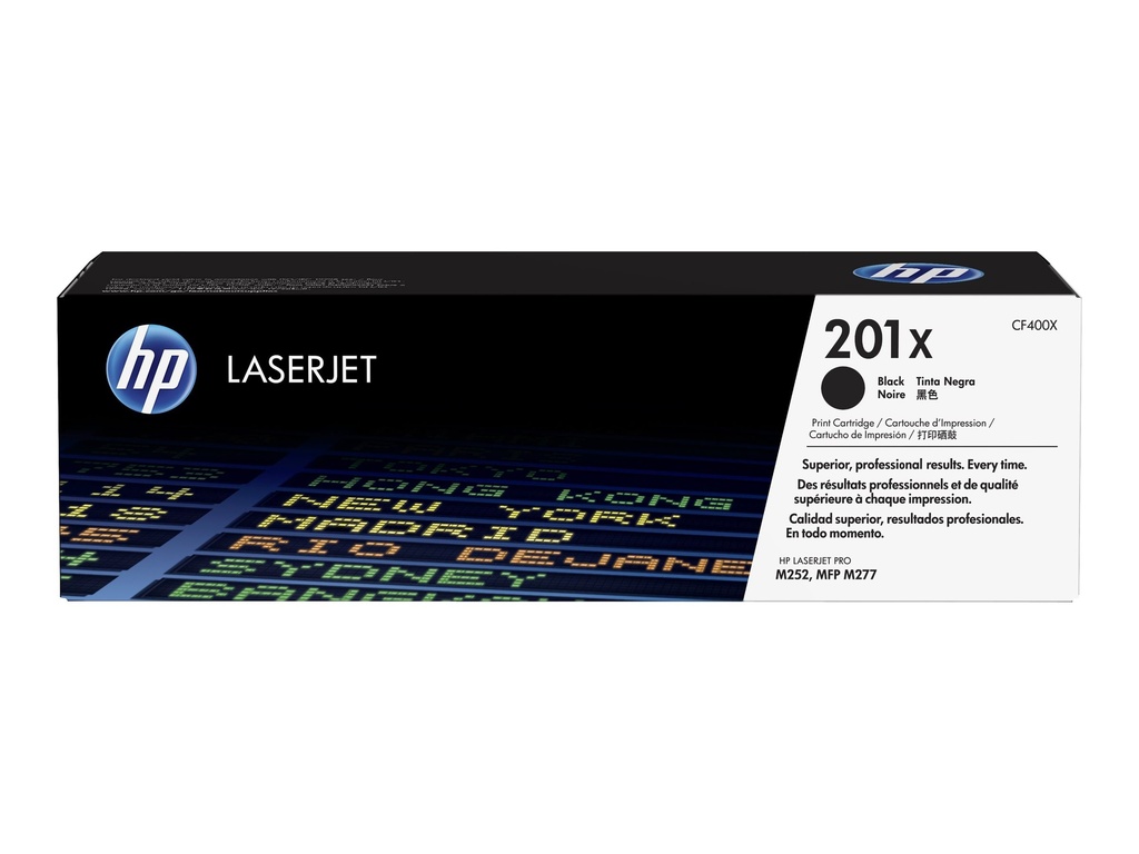 HP 201X - Hohe Ergiebigkeit - Schwarz - original - LaserJet - Tonerpatrone (CF400X)