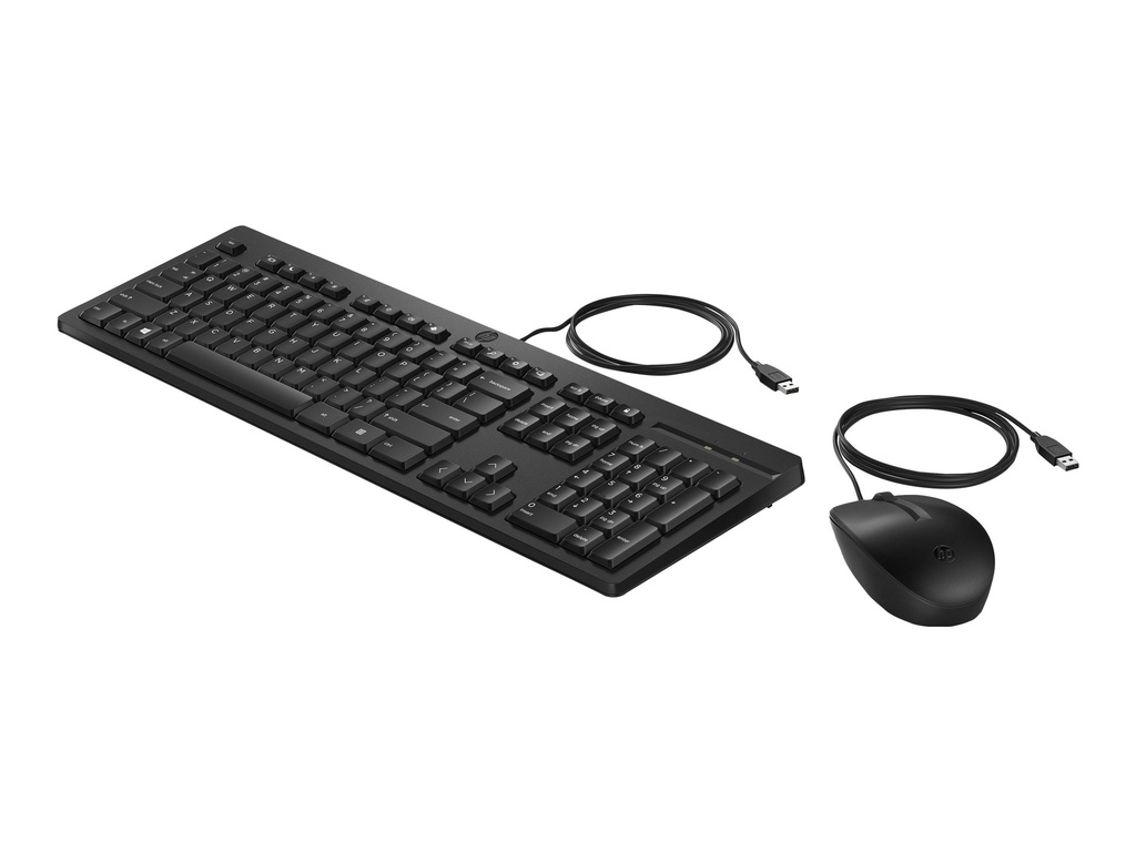 HP 225 - Tastatur-und-Maus-Set - USB - Schwedisch