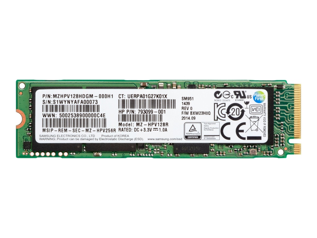 HP Z Turbo Drive - 512 GB SSD - intern - Self-Encrypting Drive (SED)