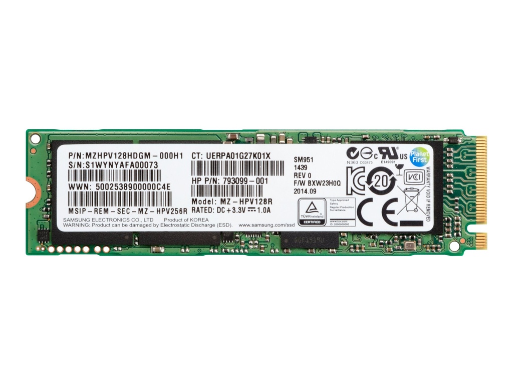 HP Z Turbo Drive G2 - 512 GB SSD - intern - M.2 - PCI Express 3.0 x4 (NVMe)