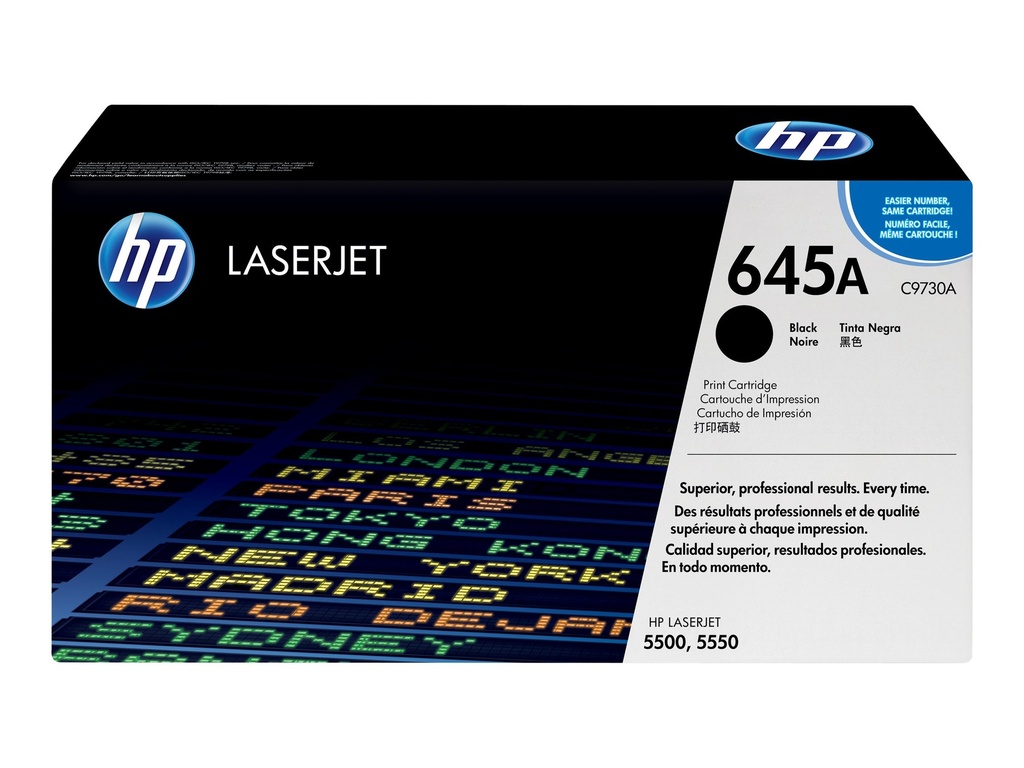 HP 645A - Schwarz - original - LaserJet - Tonerpatrone (C9730A)