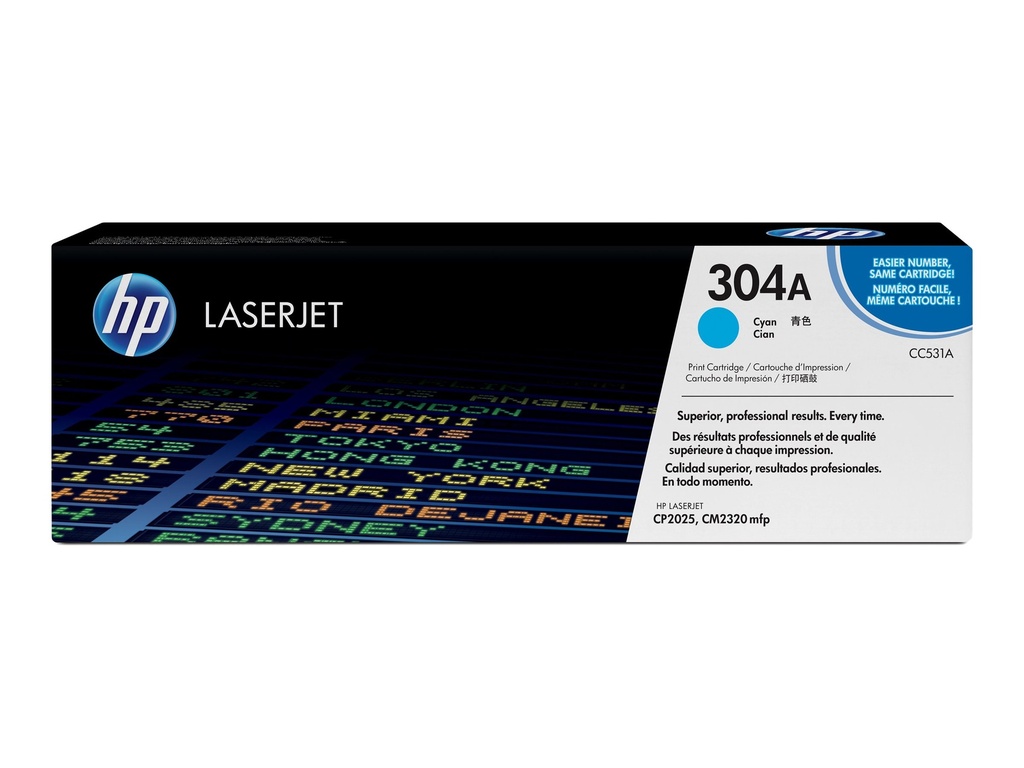 HP 304A - Cyan - original - LaserJet - Tonerpatrone (CC531A)