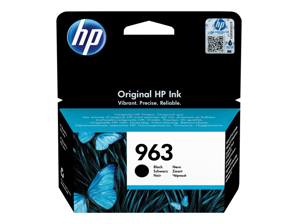 HP 963 - 24.09 ml - Schwarz - original - Tintenpatrone