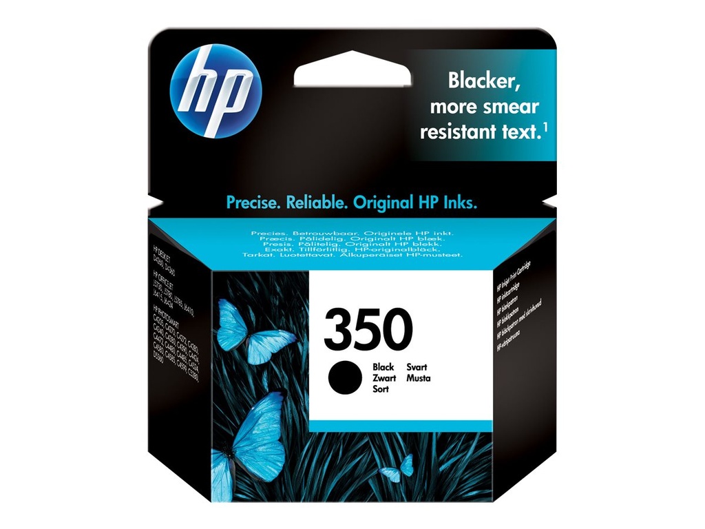 HP 350 - 4.5 ml - Schwarz - original - Tintenpatrone