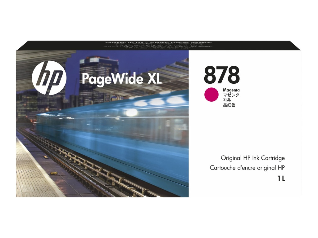 HP 878 - 1 L - Magenta - original - PageWide XL