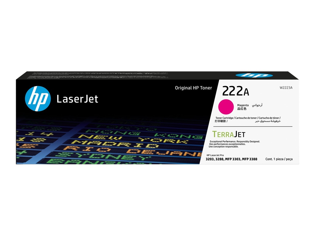 HP 222A - Magenta - original - LaserJet - Tonerpatrone (W2223A)