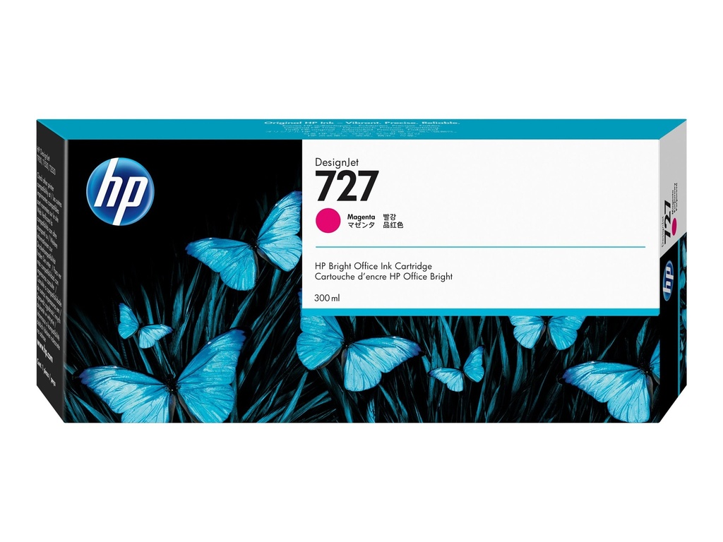 HP 727 - 300 ml - mit hoher Kapazität - Magenta