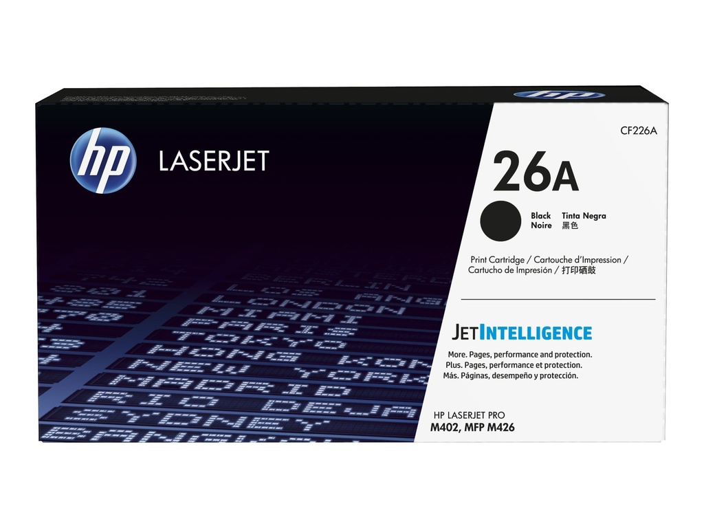 HP 26A - Schwarz - Original - LaserJet - Tonerpatrone (CF226A)