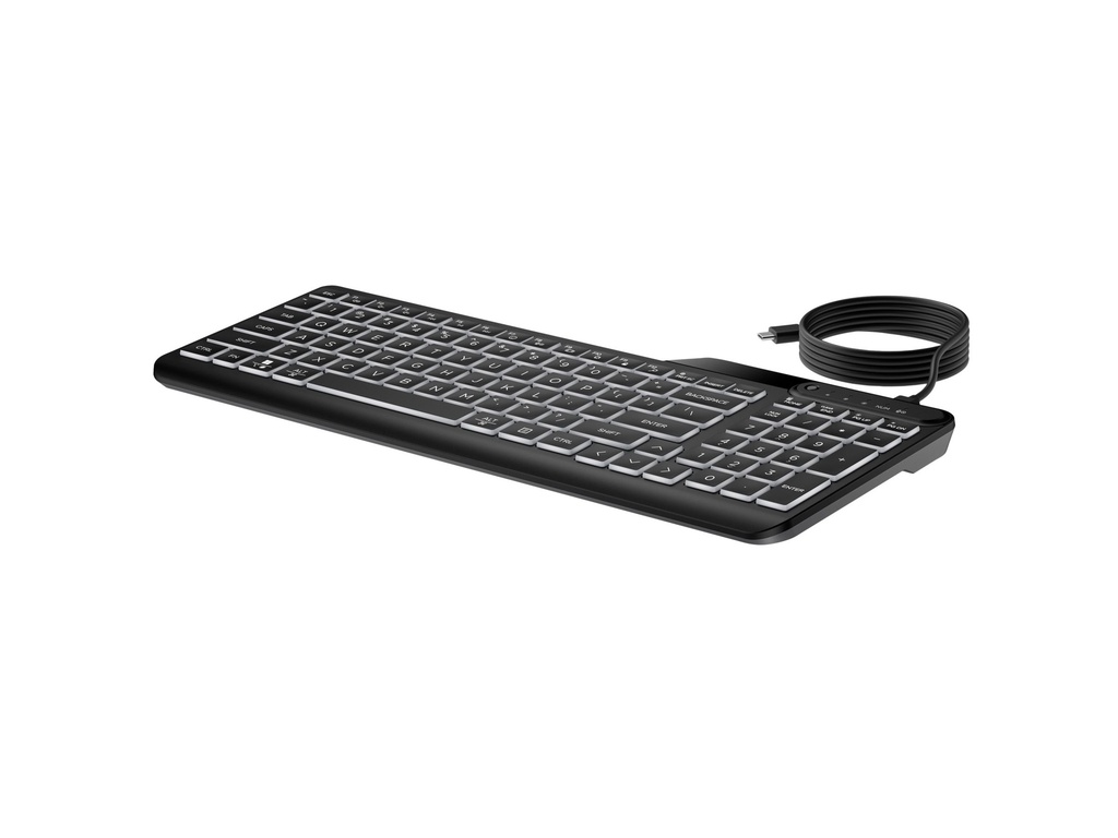 HP 400 - Tastatur - kompakte Größe, 2-Zonen-Layout, 12 programmierbare Tasten, geringer Tastenhub, Multi-Device
