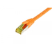 Synergy 21 Patchkabel RJ45, CAT6A 500Mhz, 1,5m, orange, S-STP(S/FTP), TPE/LSZH(Ultraflex), AWG26, mit CAT7 Rohkabel,