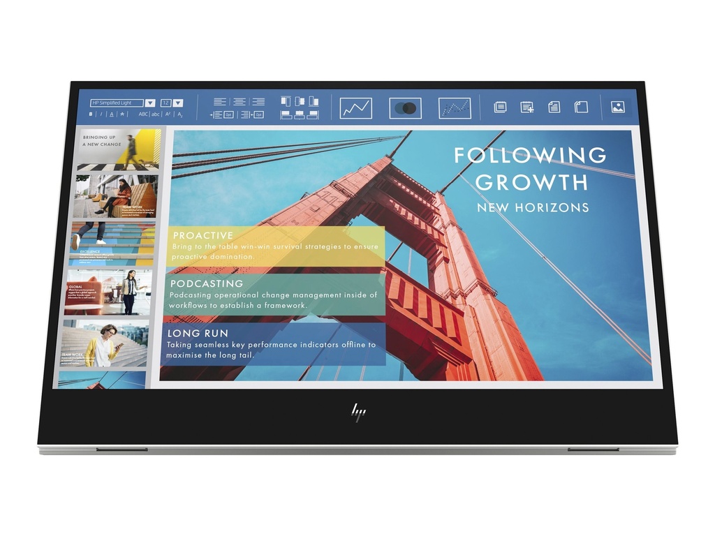 HP E14 G4 Portable - LED-Monitor - 35.6 cm (14")