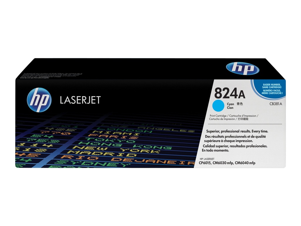 HP 824A - Cyan - original - LaserJet - Tonerpatrone (CB381A)