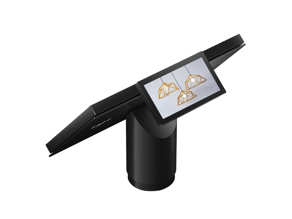 HP Engage One Pro - All-in-One (Komplettlösung) - 1 x Core i3 10100E / 3.2 GHz - RAM 4 GB - SSD 256 GB - NVMe, TLC - UHD Graphics 630 - 1GbE - WLAN: Bluetooth 5.0, 802.11a/b/g/n/ac/ax - Win 10 IoT Enterprise - Monitor: LED 39.6 cm (15.6")