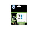 HP 711 - 3er-Pack - 29 ml - Cyan - original