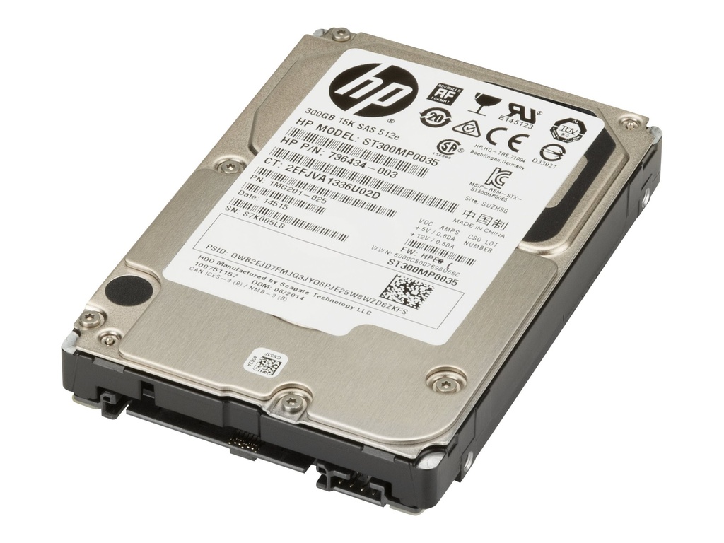 HP Enterprise - Festplatte - 300 GB - 2.5" SFF (6.4 cm SFF)