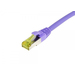Synergy 21 Patchkabel RJ45, CAT6A 500Mhz, 0,5m, lila, S-STP(S/FTP), TPE/LSZH(Ultraflex), AWG26, mit CAT7 Rohkabel,