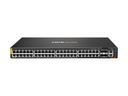 HPE Aruba Networking CX 6200F 48G Class4 PoE 4SFP+ 740W Switch - Switch - max. Stapelentfernung 10 km - L3 - managed - 48 x 10/100/1000 (PoE+)