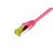 Synergy 21 Patchkabel RJ45 CAT6A 500Mhz magenta S-STP S/FTP TPE/LSZH Ultraflex - Kabel - Netzwerk