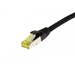 Synergy 21 Patchkabel RJ45, CAT6A 500Mhz, 2m, schwarz, S-STP(S/FTP), TPE/LSZH(Ultraflex), AWG26, mit CAT7 Rohkabel,
