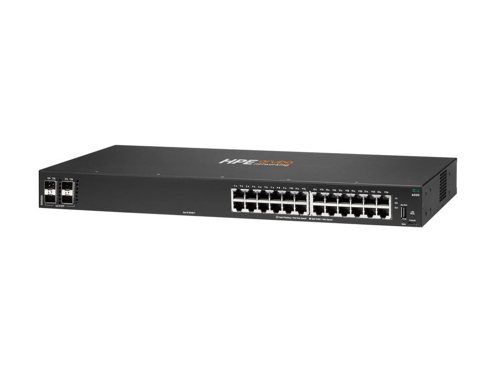 HPE Aruba 6000 24G 4SFP Switch - Switch - L3