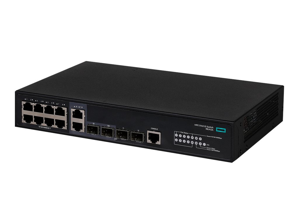 HPE FlexNetwork 5140 8G 2SFP 2XGT Combo EI - Switch