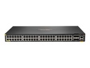HPE Aruba Networking CX 6200F 48G Class 4 PoE 4SFP 370W TAA Switch - Switch - max. Stapelentfernung 10 km - L3 - managed - 48 x 10/100/1000 (PoE+)