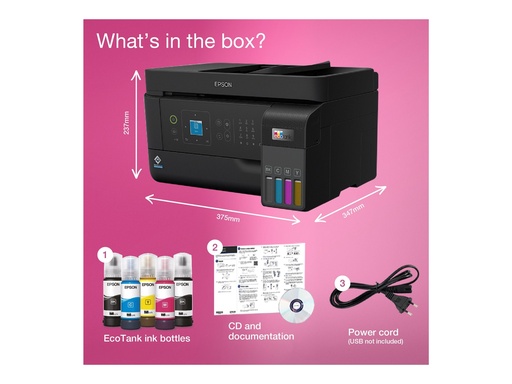[C11CK57402] Epson EcoTank ET-4810 - Multifunktionsdrucker - Farbe - Tintenstrahl - ITS - 216 x 297 mm (Original)