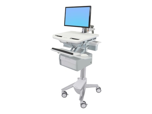 [SV43-12B0-0] Ergotron SV43 - Wagen - offene Architektur - für LCD-Display / PC-Ausrüstung - mit LCD-Arm, Schublade (1x1)