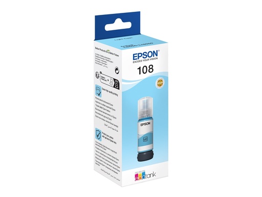 [C13T09C54A] Epson 108 - 70 ml - hell Cyan - original - Nachfülltinte