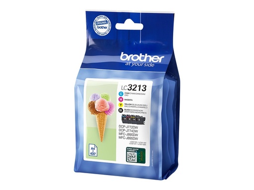 [LC3213VAL] Brother LC3213 Value Pack - 4er-Pack - Schwarz, Gelb, Cyan, Magenta