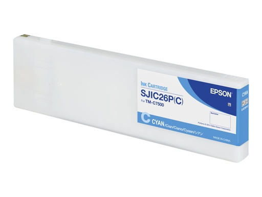 [C33S020619] Epson SJIC26P(C) - 294.3 ml - Cyan - original